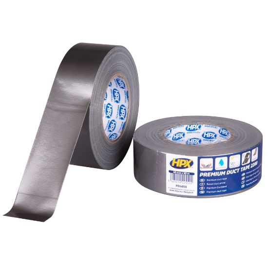Afbeeldingen van HPX Ducttape 2200 zilver 48MM 50M