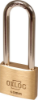 Afbeeldingen van OXLOC Cilinderhangslot EV messing hoog 40X63MM