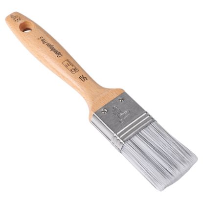 Afbeeldingen van COPENHAGEN PRO Platte kwast 5* synthetisch haar met FSC houten steel 1.5