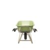 Afbeeldingen van MATADOR Kruiwagen aluminium PROFI-MAX Plus M-15-ALU-GREEN-L4 HDPE bak groen 90L met 4-ply luchtband