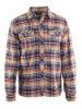 Afbeeldingen van BLÅKLÄDER Overhemd flanel 3299 marineblauw Oranje/XS