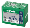 Afbeeldingen van SPAX Universele schroef verzonkenkop WIROX voldraad PZ1 3X16MM