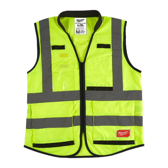 Afbeeldingen van MILWAUKEE Veiligheidshesje Premium klasse 2 Hi-Vis geel L/XL