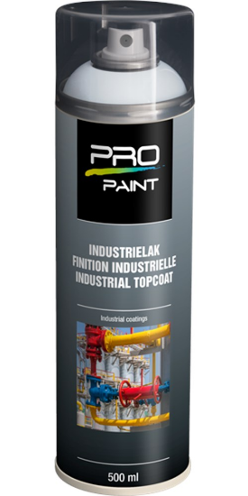 Afbeeldingen van PRO-PAINT Industrie lak / deklaag aluminium RAL9006 HG 500ML