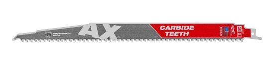 Afbeeldingen van MILWAUKEE Reciprozaagblad hout The AX Carbide 300MM 5TPI