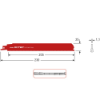 Afbeeldingen van ROTEC Reciprozaagblad RC680 / S1126BEF 5x