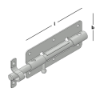 Afbeeldingen van GEBR. BODEGRAVEN Plaatgrendel EV 120X55MM