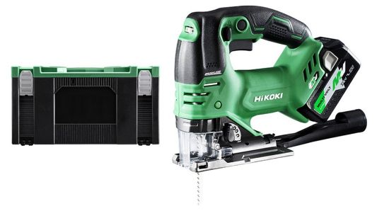 Afbeeldingen van HIKOKI Accu decoupeerzaag CJ36DAWRZ 36V BL 160MM beugelgreep 2x MV-A [36V 2,5Ah/18V 5,0Ah] in HSC III