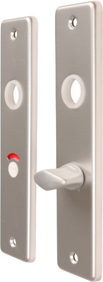 Afbeeldingen van OXLOC Kortschild vrij/bezet Roma aluminium 5X57MM