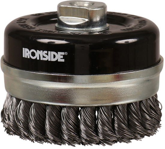 Afbeeldingen van IRONSIDE Staaldraadborstel getordeerd M14 100MM