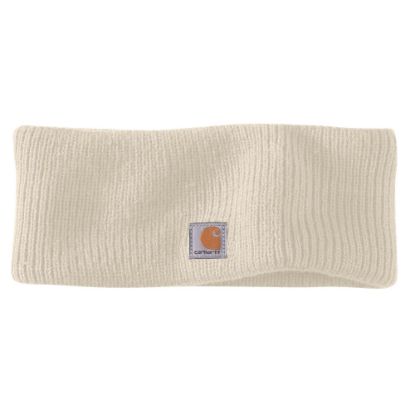Afbeeldingen van CARHARTT Hoofdband ribgebreid dames 105463 oat milk onesize