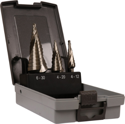 Afbeeldingen van KELFORT Trappenboorset met spiraal 3x