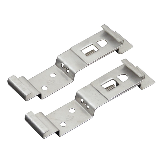 Afbeeldingen van Nummerplaatklemmenset RVS