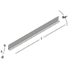 Afbeeldingen van GEBR. BODEGRAVEN Metalen randkist SV 84° 160X2000MM 1,5MM