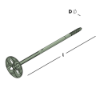 Afbeeldingen van GEBR. BODEGRAVEN Plug NY Flex-5 240MM Ø8MM