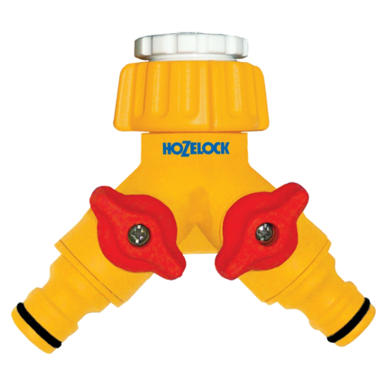 Afbeeldingen van HOZELOCK Duo kraankoppeling ¾" BSP - ½" BSP