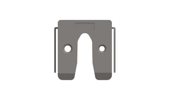 Afbeeldingen van GEBR. BODEGRAVEN Uitvulplaatje KS grijs met stelpootjes 7MM 50X50MM