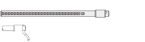 Afbeeldingen van GRATTEC B-houder EL0100GT 2,6MM t.b.v. ontbramer