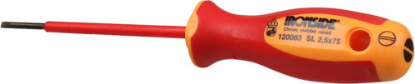 Afbeeldingen van IRONSIDE Sleufschroevendraaier VDE 2-componenten 2,5X75MM