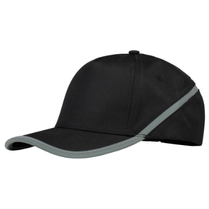 Afbeeldingen van TRICORP Cap reflectie 653002 zwart onesize