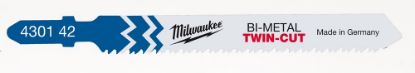 Afbeeldingen van MILWAUKEE Decoupeerzaagblad Bi-metaal Twin-cut T123XF 91X2,5/1,8MM 5x