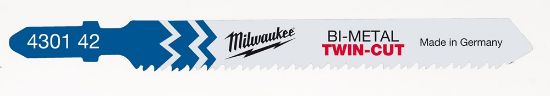 Afbeeldingen van MILWAUKEE Decoupeerzaagblad Bi-metaal Twin-cut T123XF 91X2,5/1,8MM 5x
