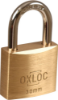 Afbeeldingen van OXLOC Cilinderhangslot EV messing laag 30MM KA3002