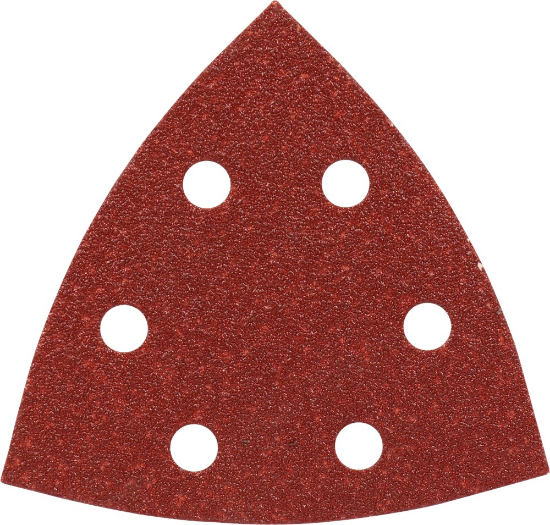 Afbeeldingen van KELFORT Klitschuurschijf DELTA rood 6-gat K80 10x