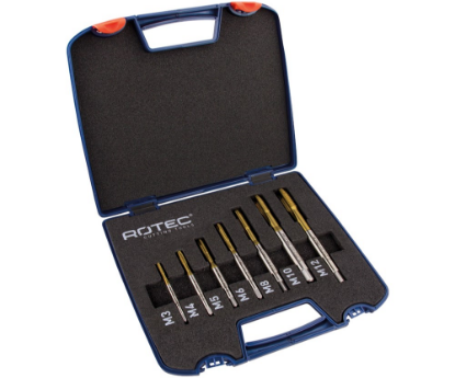 Afbeeldingen van ROTEC Tappenset 800+ doorlopend 7-delig M3-M12 ABS