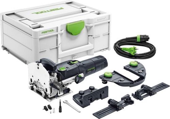 Afbeeldingen van FESTOOL Freesmachine DOMINO DF 500 Q-Set 420W inclusief dwars- en lijstaanslag