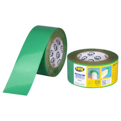 Afbeeldingen van HPX Flexibele PE tape groen 60MM 25M
