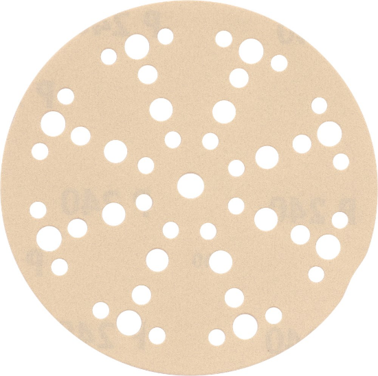 Afbeeldingen van KELFORT Klitschuurschijf wit 49-gat 150MM K240 10x