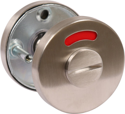 Afbeeldingen van OXLOC Rozet vrij/bezet RVS op stalen onderrozet 54X8MM