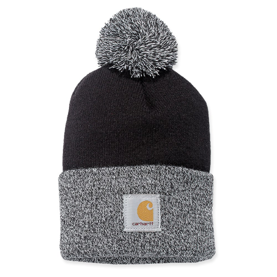 Afbeeldingen van CARHARTT Muts PomPom gebreid dames 102240 zwart onesize