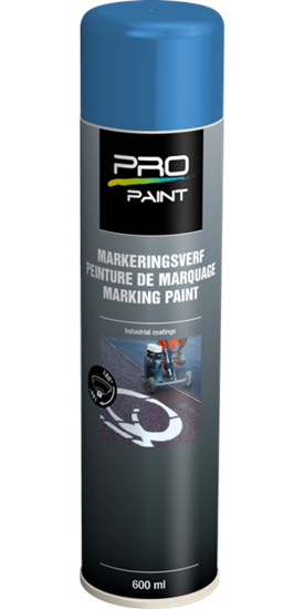 Afbeeldingen van PRO-PAINT Markeringsverf blauw 600ML
