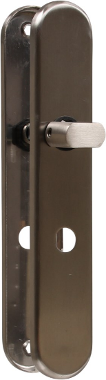 Afbeeldingen van OXLOC Langschild vrij/bezet ovaal-model RVS 8X63MM