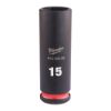 Afbeeldingen van MILWAUKEE Dop SHOCKWAVE ⅜" lang 15MM