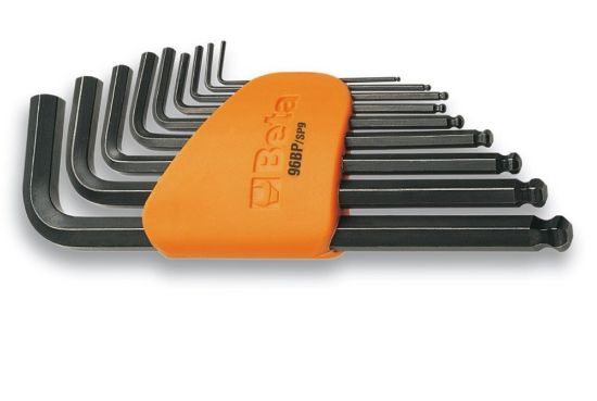 Afbeeldingen van BETA Haakse inbussleutelset kogelkop 96BP/SC9 9x