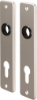 Afbeeldingen van OXLOC Kortschild krukgat + profielcilinder Roubaix aluminium PC72