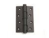 Afbeeldingen van JUSTOR Deurveerscharnier enkel ALU zwart 120X80MM