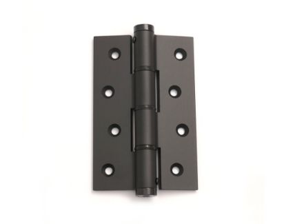 Afbeeldingen van JUSTOR Deurveerscharnier enkel ALU zwart 120X80MM