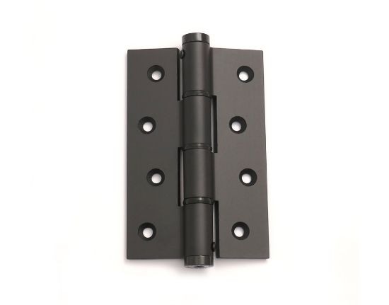 Afbeeldingen van JUSTOR Deurveerscharnier enkel ALU zwart 120X80MM