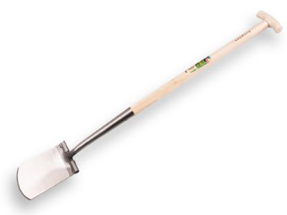 Afbeeldingen van ATLAS Zwanenhalsspade met opstap en hickory T-steel