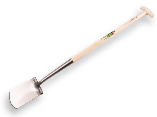 Afbeeldingen van ATLAS Zwanenhalsspade met opstap en hickory T-steel