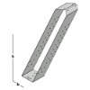 Afbeeldingen van GEBR. BODEGRAVEN Gordinglas SV 71X271MM 1,5MM