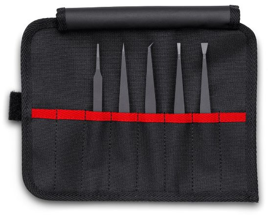 Afbeeldingen van KNIPEX Kunststof pincet set ESD 920005ESD DIN61340