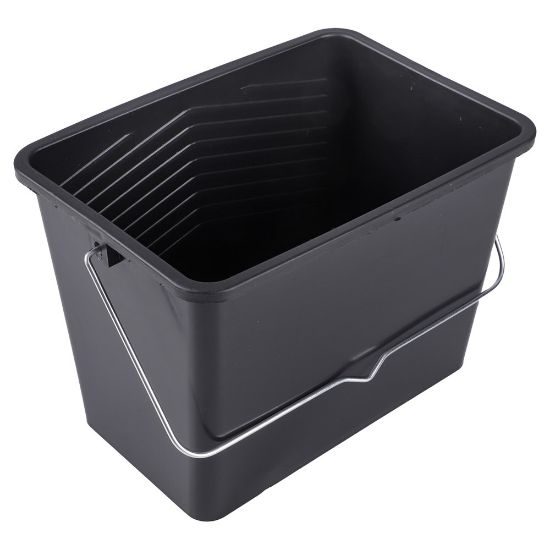 Afbeeldingen van COPENHAGEN PRO Verfemmer kunststof zwart met metalen hengsel 7L