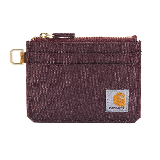 Afbeeldingen van CARHARTT Pasjeshouder met rits dames 801977 deep wine onesize
