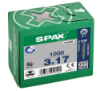 Afbeeldingen van SPAX Universele schroef verzonkenkop WIROX voldraad PZ1 3X17MM