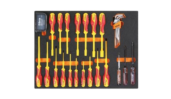 Afbeeldingen van BETA Inlegbak zacht + 60x gereedschap MB63